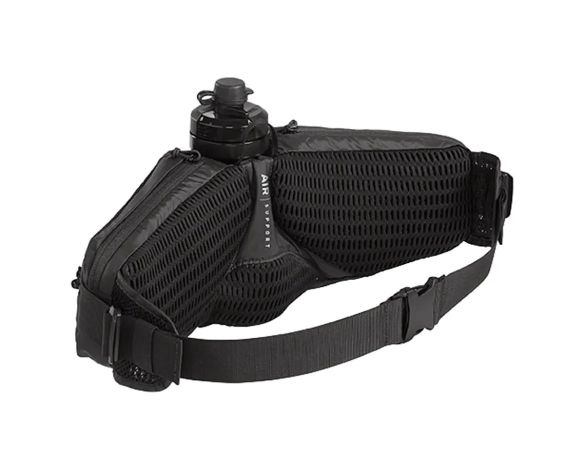 Camelbak Podium Flow 4 Hydration Belt (Black) (w/ 21oz Podium Dirt Series Water Bottle)
