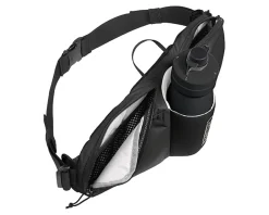 Camelbak Podium Flow 2 Waist Pack (Black) (w/ 21oz Podium Dirt Series Water Bottle)