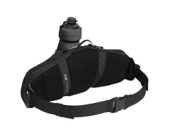 Camelbak Podium Flow 2 Waist Pack (Black) (w/ 21oz Podium Dirt Series Water Bottle)