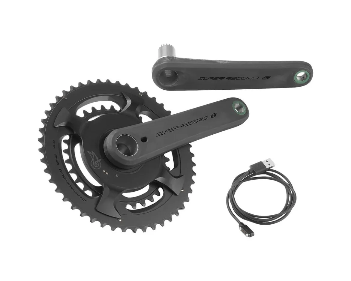 Campagnolo Super Record S Wireless Power Meter Crankset (Carbon) (2 x 12 Speed) (165mm) (48/32T) (Ultra-Torque)