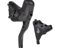 Campagnolo Super Record Ergopower EPS Hydraulic Brake/Shift Lever Kit (Black) (160mm Caliper) (Left) (2x) (Flat Mount)