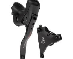 Campagnolo Super Record Ergopower Hydraulic Brake/Shift Lever Kit (Black) (160mm Caliper) (Left) (2x) (Flat Mount)