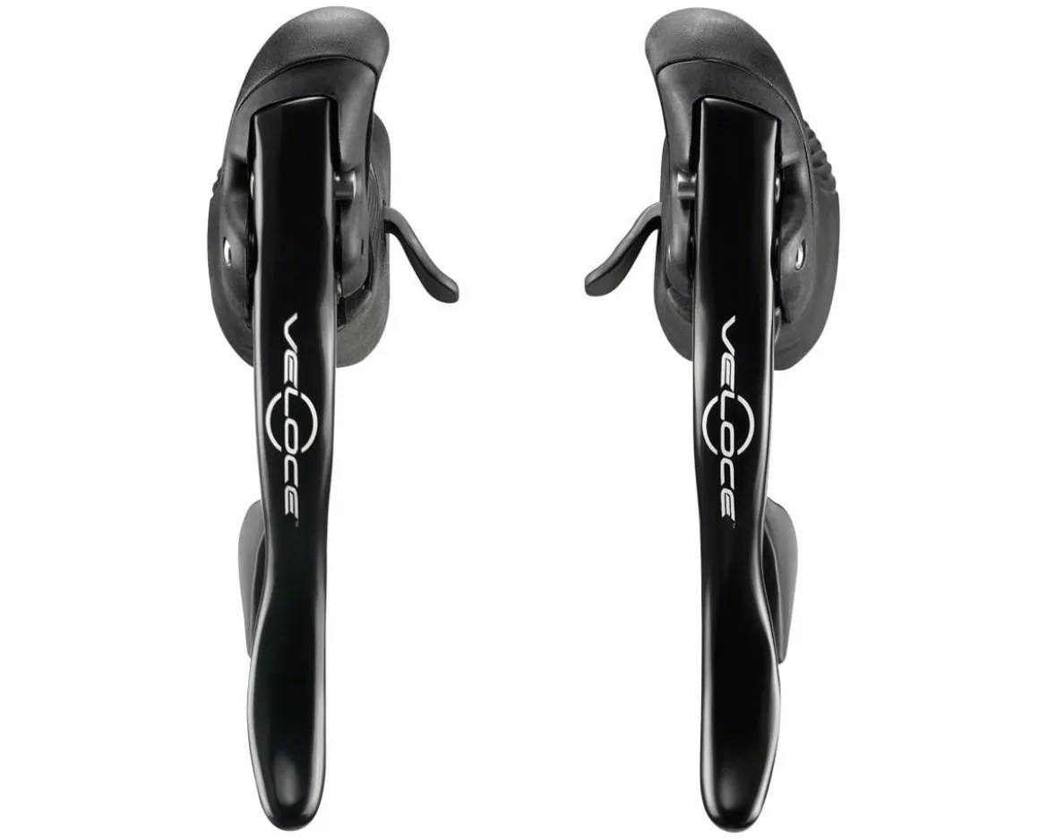 Campagnolo Veloce Ergopower Brake/Shift Levers (Black) (Pair) (2 x 10 Speed)