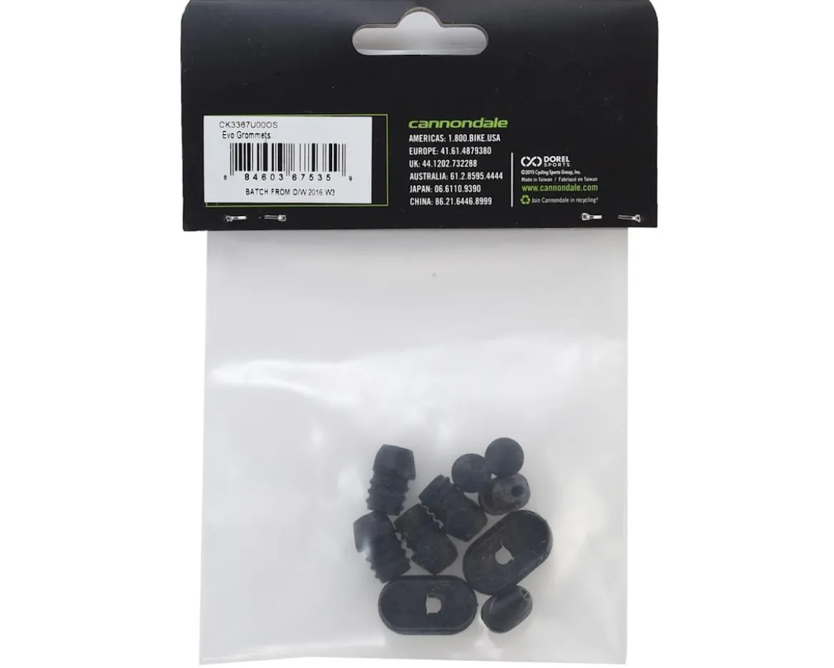 Cannondale Supersix Evo Shift & Brake Cable Grommet Set (Black)