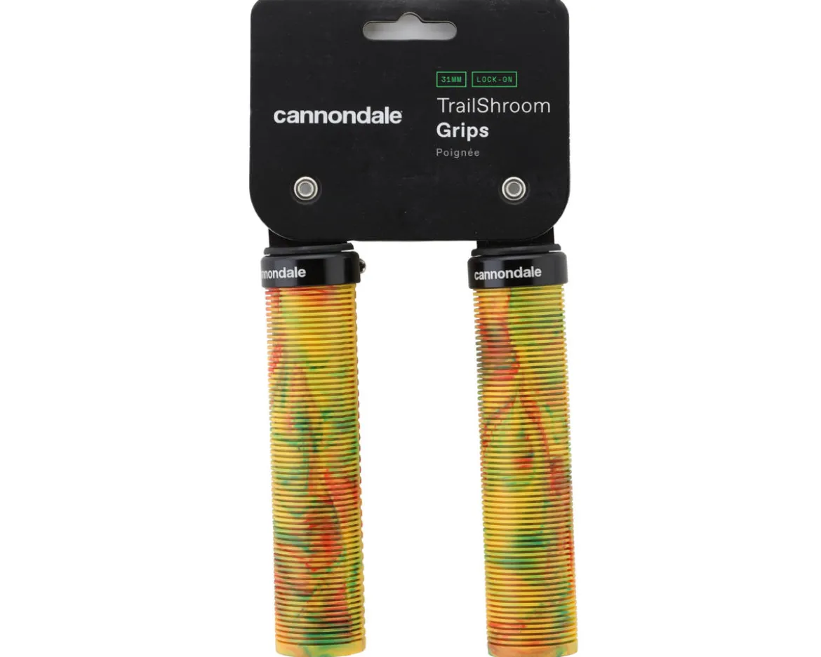 Cannondale TrailShroom Locking Grips (Rasta Swirl)
