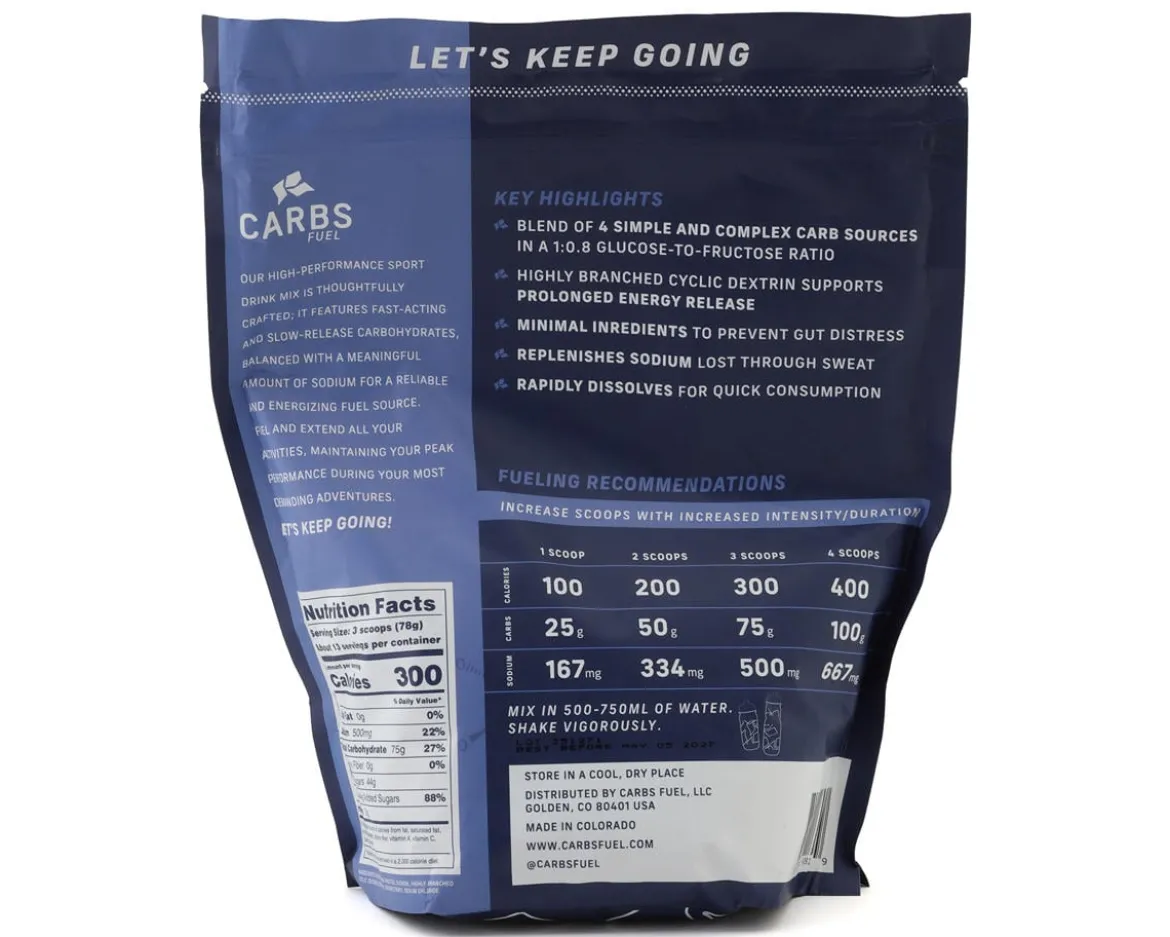 Carbs Fuel Original Sport Drink Mix (37.1oz)