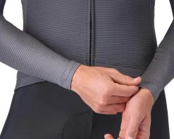 Castelli Apice Thermal Long Sleeve Jersey (Dark Grey/Smoky Grey/Silver Grey) (S)
