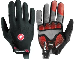 Castelli Arenberg Gel Long Finger Gloves (Black) (M)