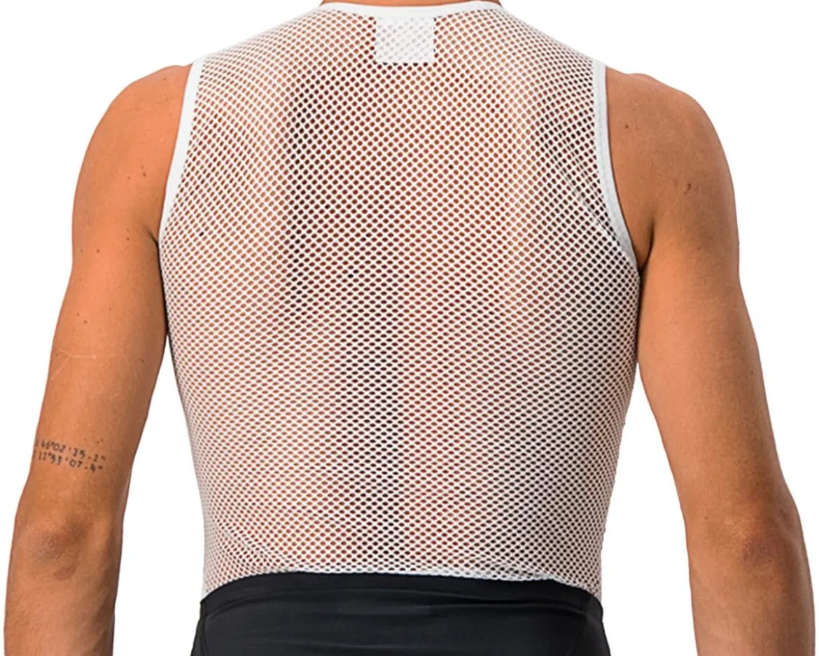 Castelli Core Mesh 3 Sleeveless Base Layer (White) (L/XL)
