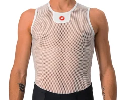 Castelli Core Mesh 3 Sleeveless Base Layer (White) (L/XL)