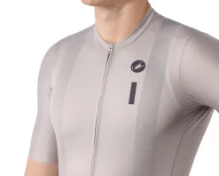 Castelli Drittone Logo Short Sleeve Jersey (Clay/Belgian Blue) (S)