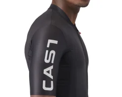 Castelli Entrata Apex Short Sleeve Jersey (Black/White) (S)