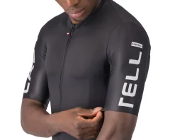 Castelli Entrata Apex Short Sleeve Jersey (Black/White) (S)