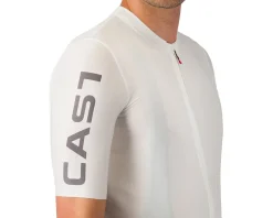 Castelli Entrata Apex Short Sleeve Jersey (Ivory/Smoky Grey) (S)