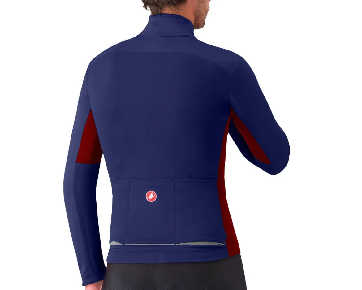 Castelli Entrata 2 Jacket (Belgian Blue/Bordeaux) (L)