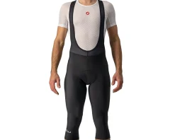 Castelli Entrata Thermal Bib Knickers (Black) (2XL) (w/ Chamois)
