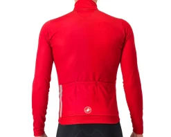Castelli Entrata Thermal Long Sleeve Jersey (Rich Red/Black) (S)