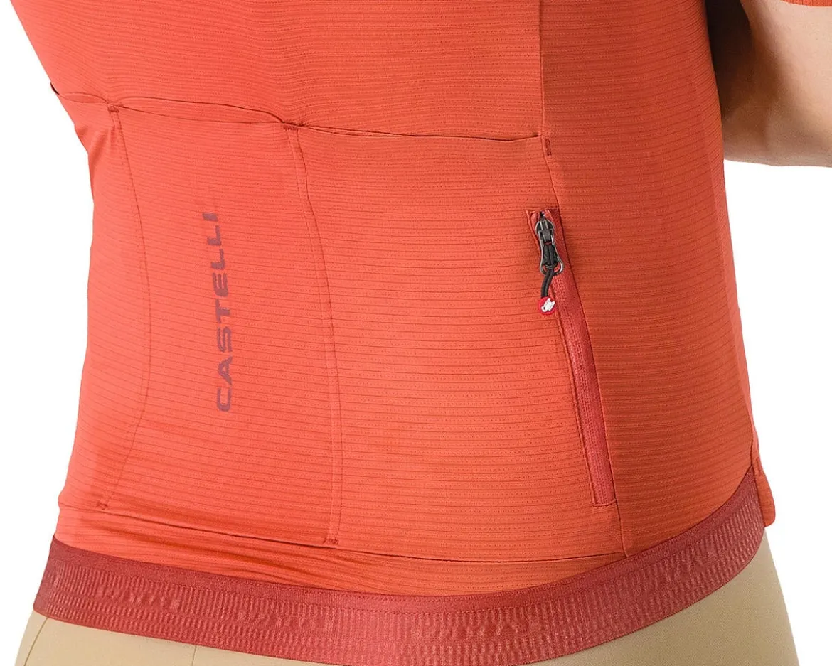 Castelli Espresso 2 Short Sleeve Jersey (Paprika) (S)