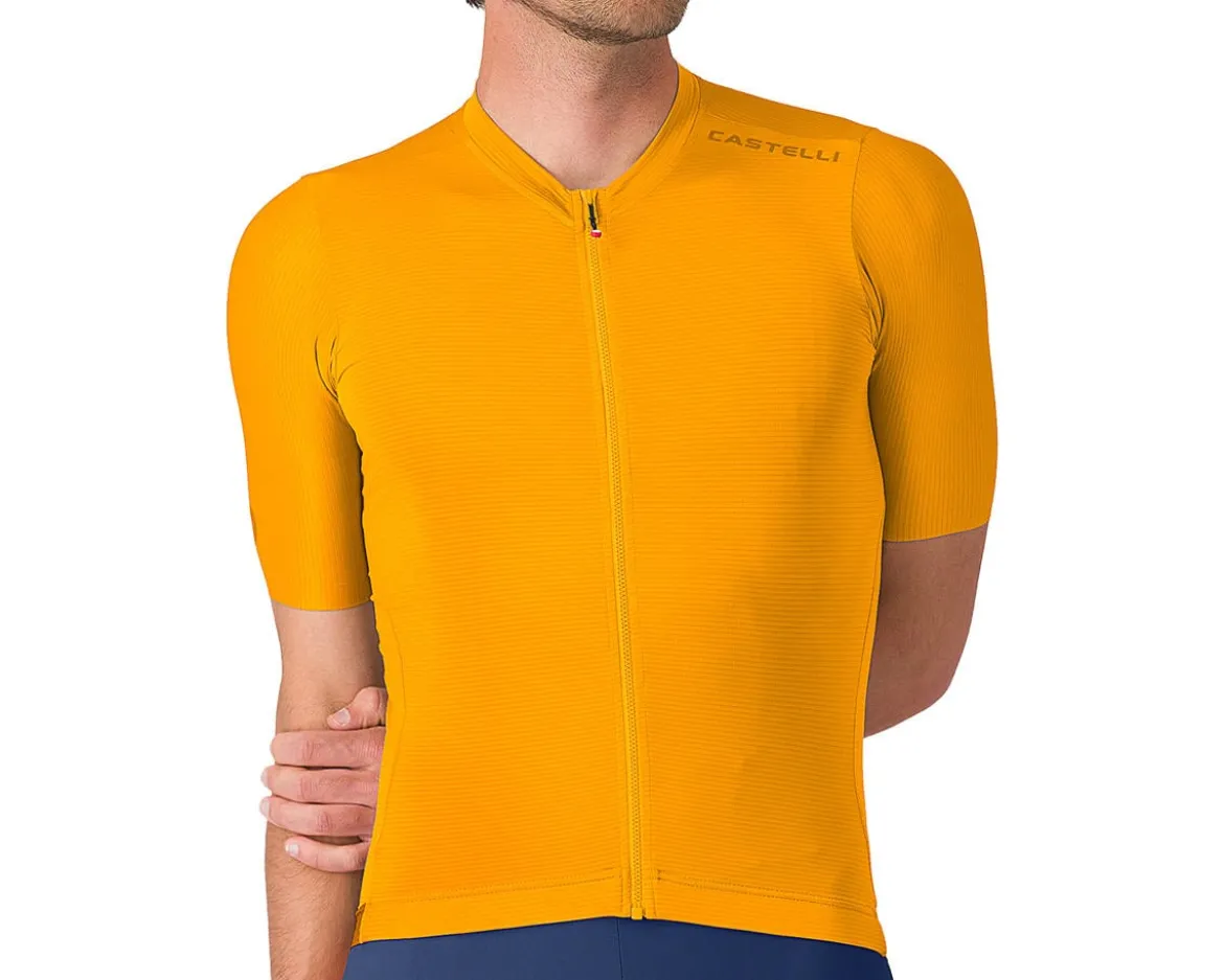 Castelli Espresso 2 Short Sleeve Jersey (Vivid Orange) (S)