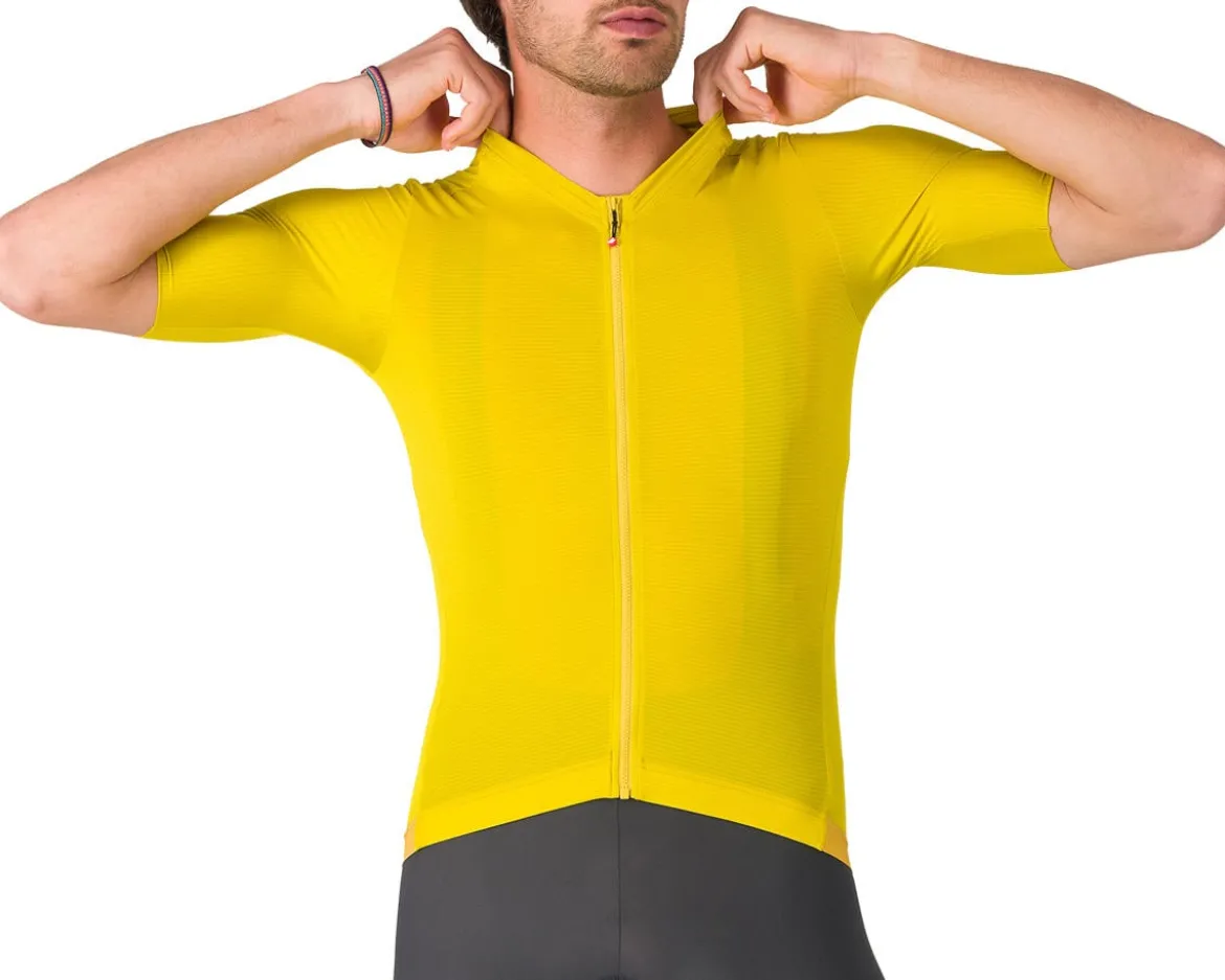 Castelli Espresso 2 Short Sleeve Jersey (Mango Mojito) (S)