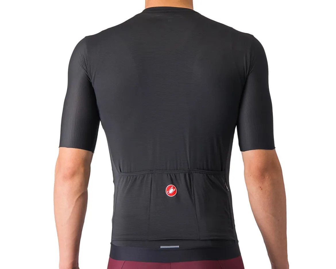 Castelli Espresso Short Sleeve Jersey (Light Black/Dark Grey) (M)