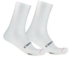 Castelli Espresso 18 Socks (White) (S/M)