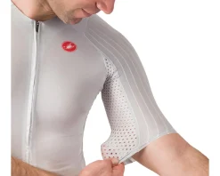 Castelli Free Speed 3 Race Top (White/Silver Grey) (M)