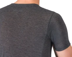 Castelli Medio Short Sleeve Base Layer (Melange Grey) (L)
