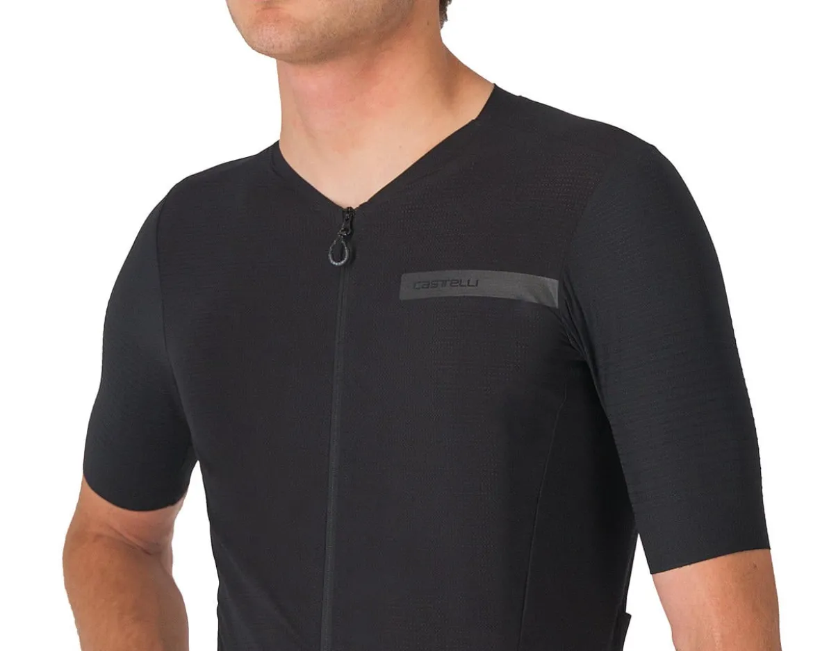 Castelli Premio Evo Short Sleeve Jersey (Light Black/Black) (XL)