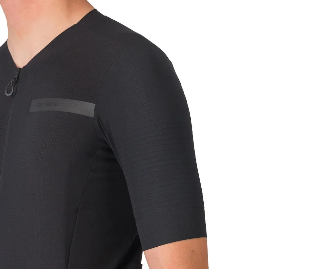 Castelli Premio Evo Short Sleeve Jersey (Light Black/Black) (XL)
