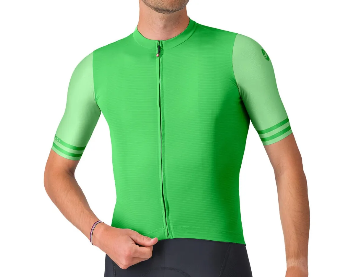 Castelli Prologo Lite 2 Short Sleeve Jersey (Kelly Green) (M)
