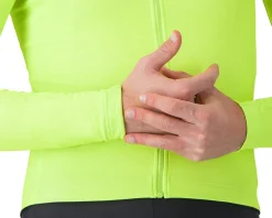 Castelli Puro 4 Long Sleeve Jersey (Electric Lime) (S)