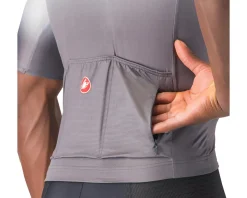Castelli UPF Short Sleeve Jersey (Silver Grey) (S)