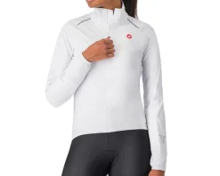 Castelli Women's Emergency 3 Rain Jacket (White) (M)