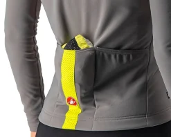 Castelli Women's Emergency 2 Rain Jacket (Brilliant Yellow) (S)