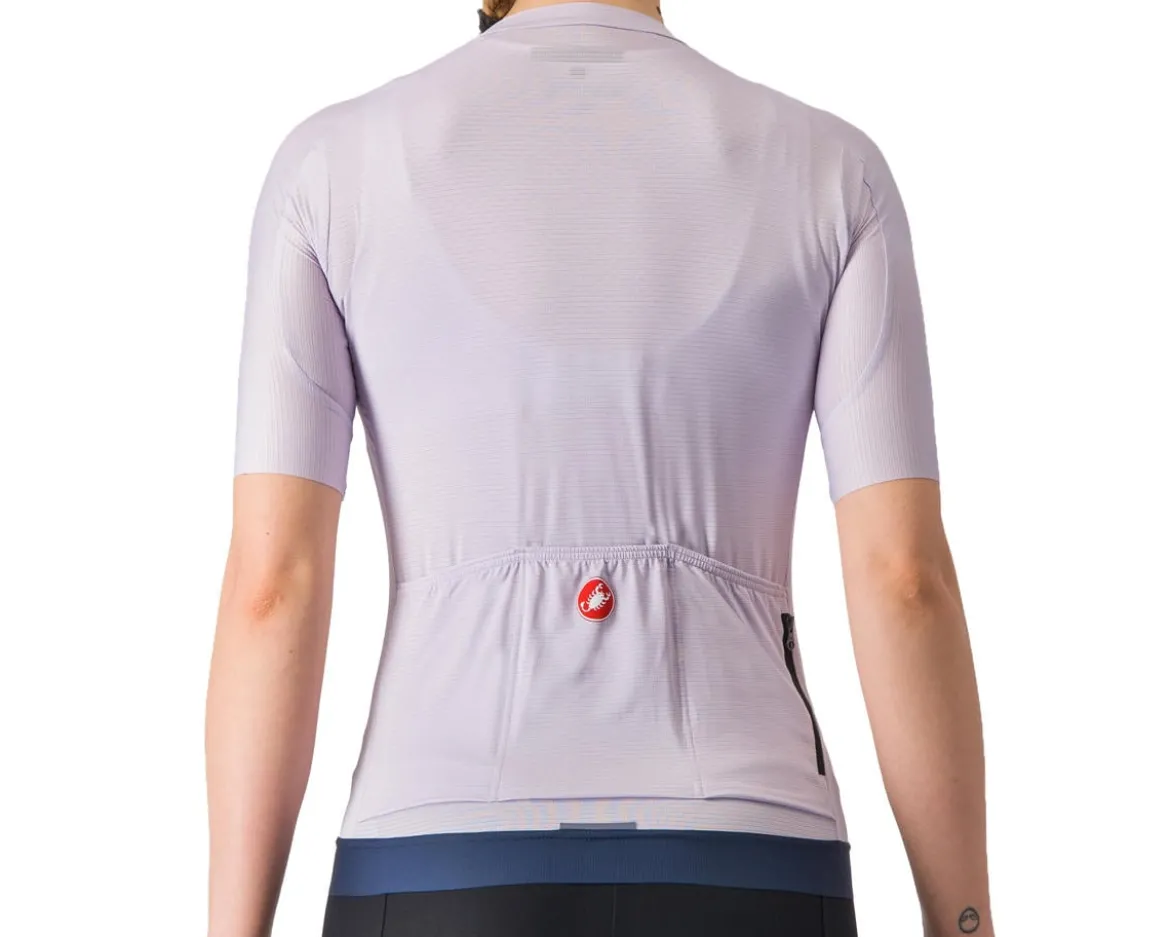 Castelli Women's Espresso Short Sleeve Jersey (Purple Mist/Dark Night Shade) (XL)