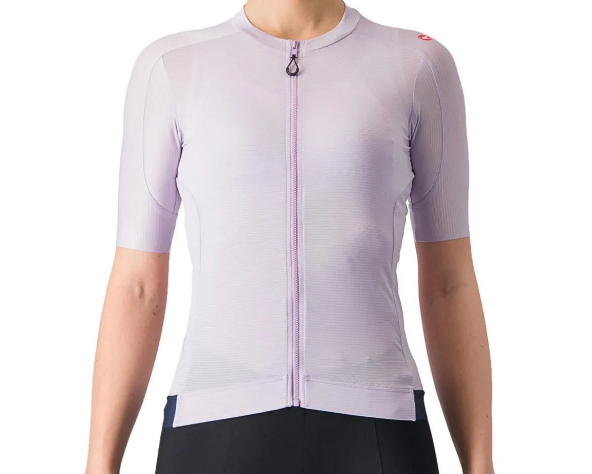 Castelli Women's Espresso Short Sleeve Jersey (Purple Mist/Dark Night Shade) (XL)