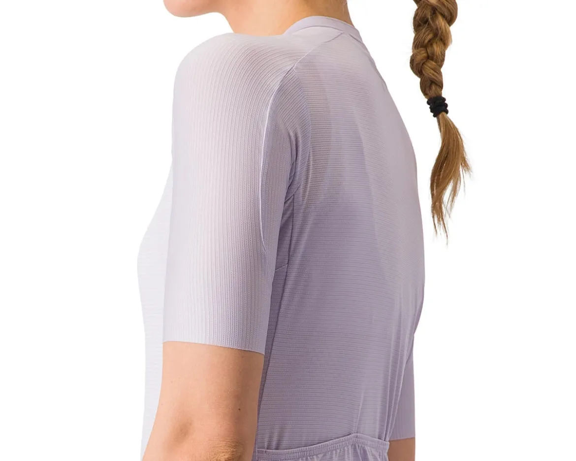 Castelli Women's Espresso Short Sleeve Jersey (Purple Mist/Dark Night Shade) (XL)