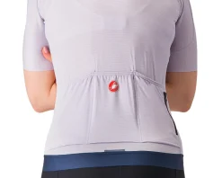 Castelli Women's Espresso Short Sleeve Jersey (Purple Mist/Dark Night Shade) (XL)