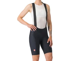 Castelli Women's Prima 2 Drop Tail Bib Shorts (Black/Black) (S)