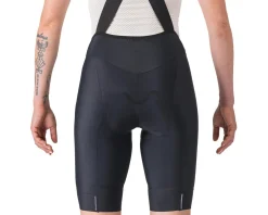 Castelli Women's Prima 2 Drop Tail Bib Shorts (Black/Black) (S)