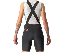 Castelli Women's Velocissima 3 Bib Shorts (Black/Silver) (XS)