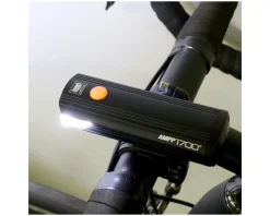 CatEye AMPP1700 Headlight (Black) (1700 Lumens) (USB Rechargeable)