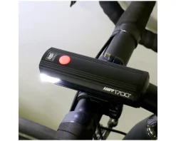 CatEye AMPP1700 Headlight (Black) (1700 Lumens) (USB Rechargeable)