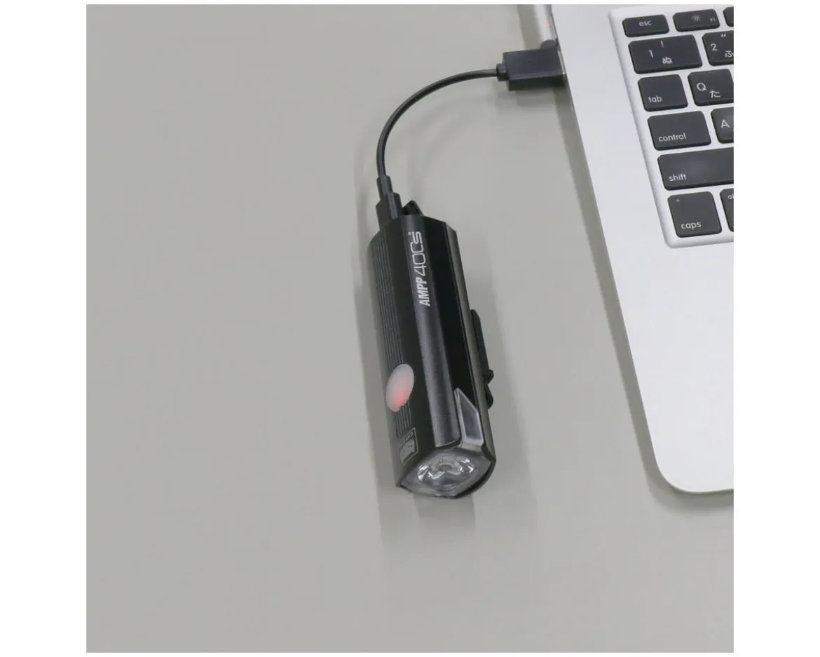 CatEye AMPP 400S Headlight (Black) (400 Lumens) (USB Rechargeable)