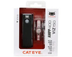 CatEye AMPP400S VIZ100 Headlight & Tail Light Set