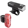 CatEye AMPP900/VIZ300 Headlight/Taillight Set (Black) (USB Rechargeable)