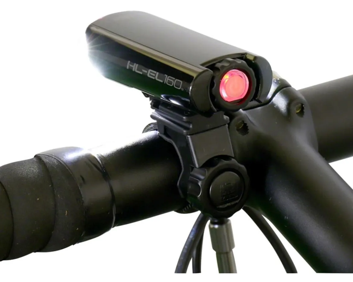 CatEye HL-EL160 Headlight (Black) (50 Lumens) (AA Batteries)