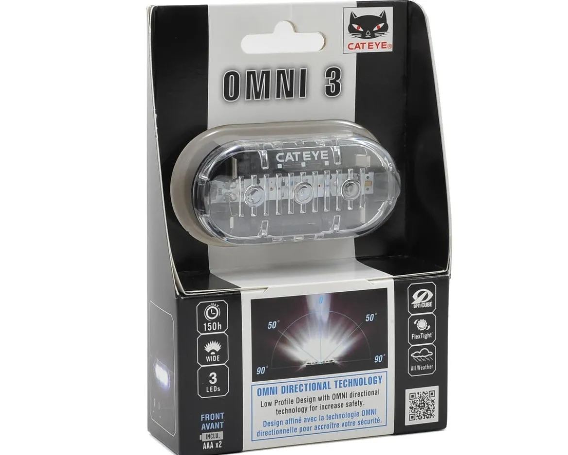 CatEye Omni 3 LED Headlight (Clear)