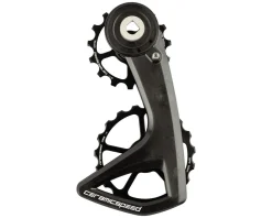 CeramicSpeed OSPW RS Pulley Wheel System for SRAM Red/Force AXS D1 (Black) (Aluminum Pulley) (5 Spoke) (Carbon Cage)